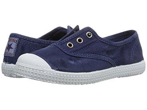 Cienta 70777.84 Washed Navy Canvas Laceless Sneaker