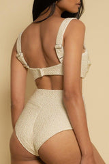 Added Coverage High Rise Bikini Bottom