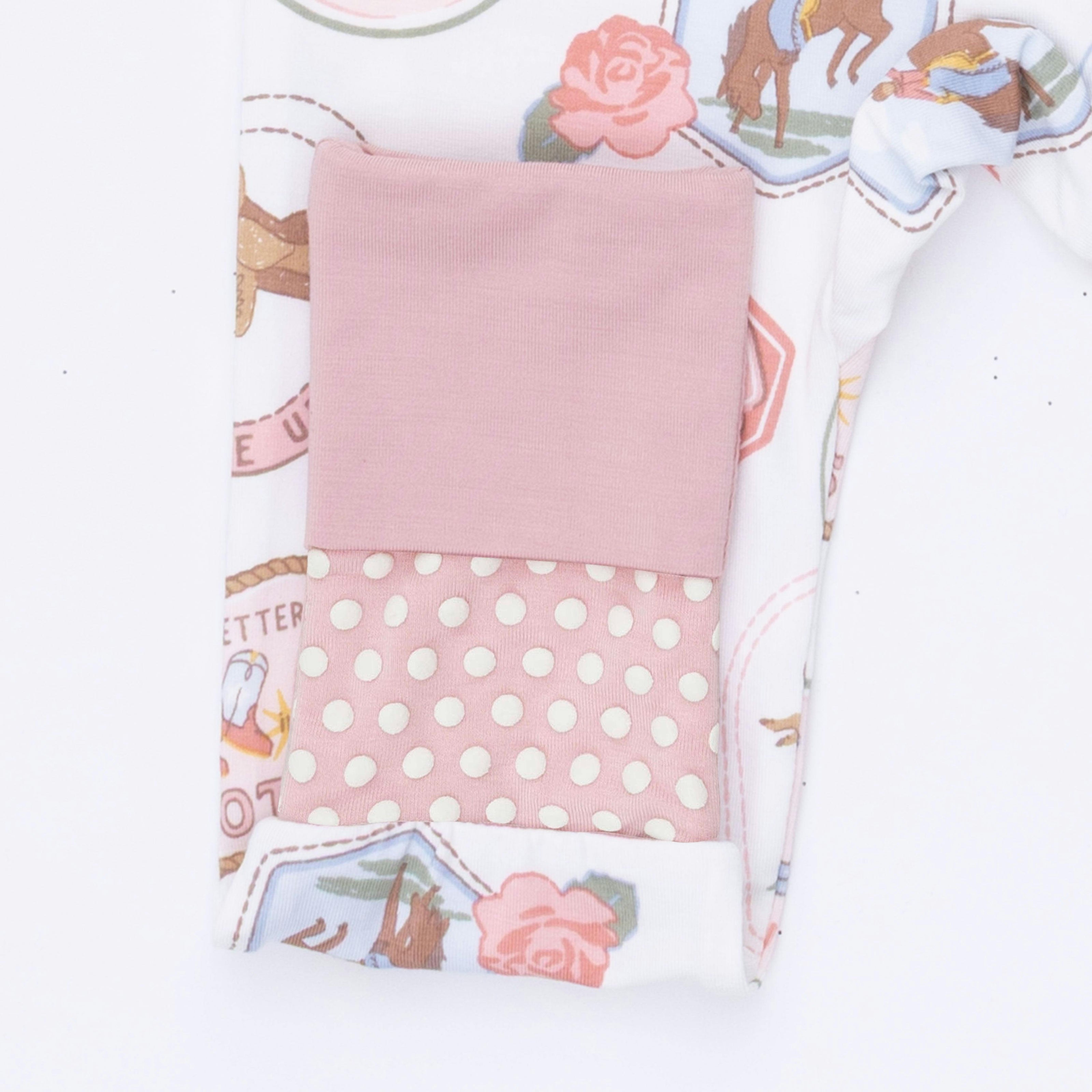 Rodeo Patches Pink - Convertible Romper