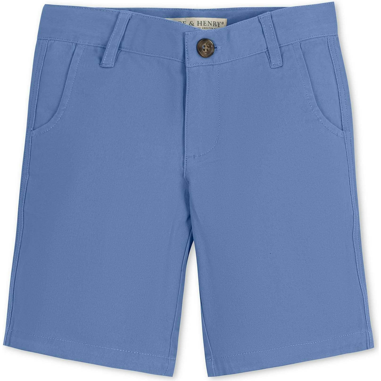 Organic Uniform Stretch Chino Short, Blue