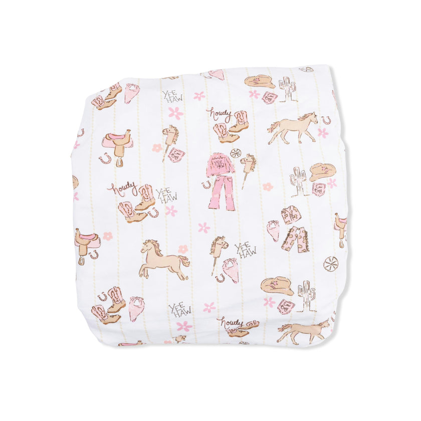 Cowgirl Nursery - Crib Sheet