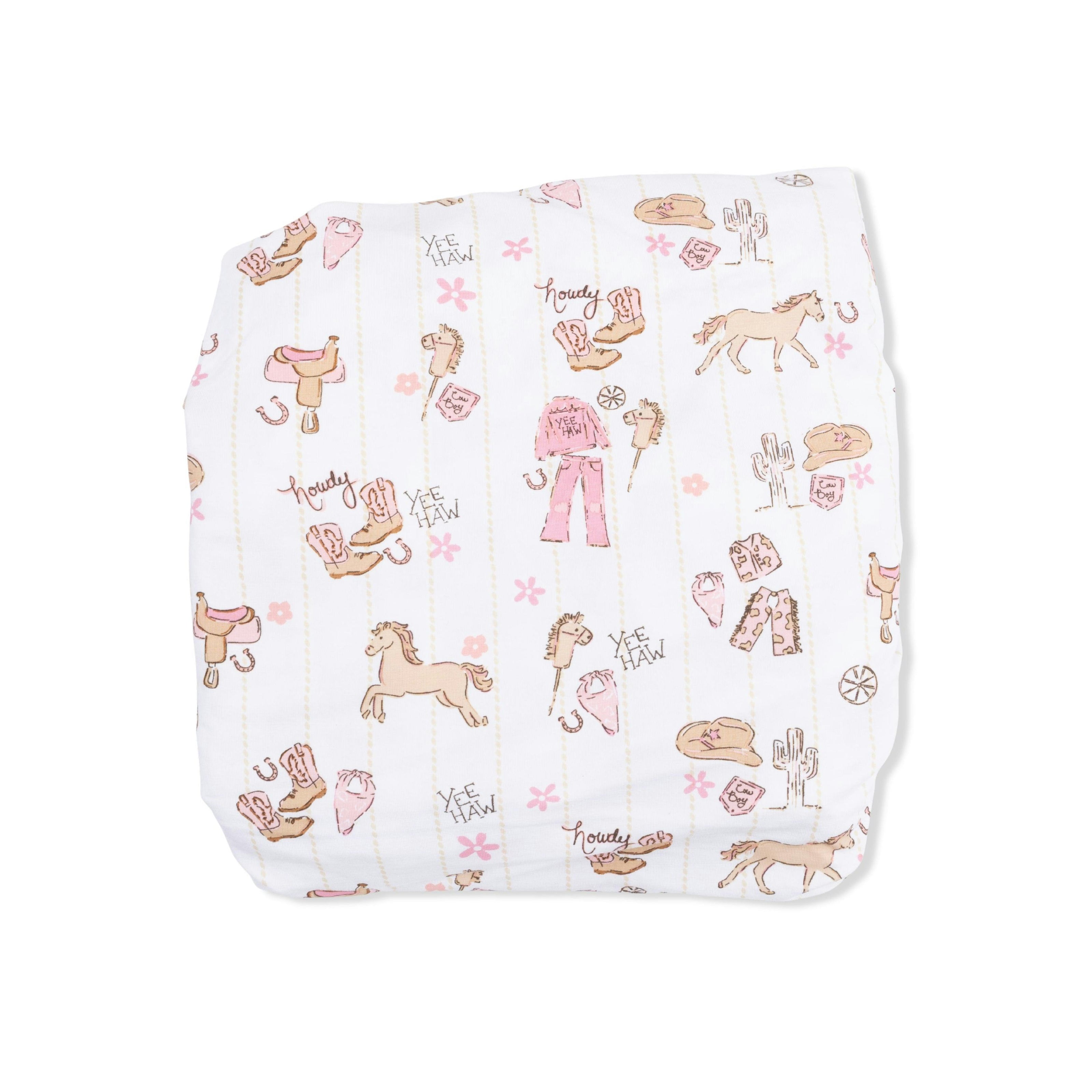 Cowgirl Nursery - Crib Sheet
