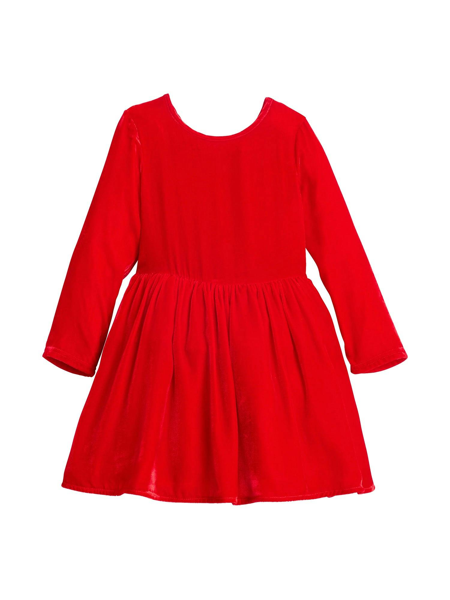 Red Velvet Dress for Kids