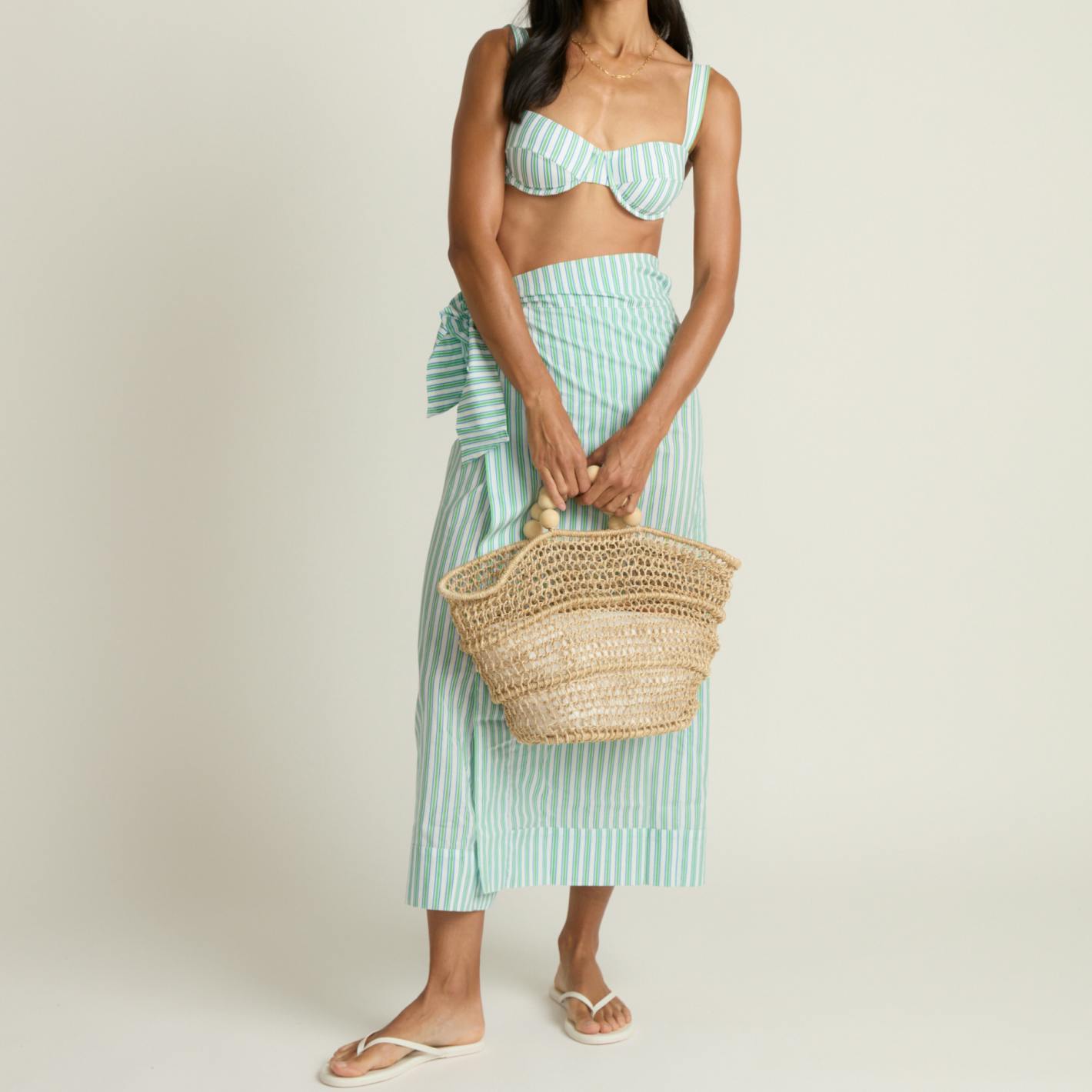 women's tamarin stripe pareo