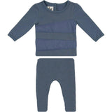 Puffed Triangle Long Sleeve Top & Pant 2-Piece Set