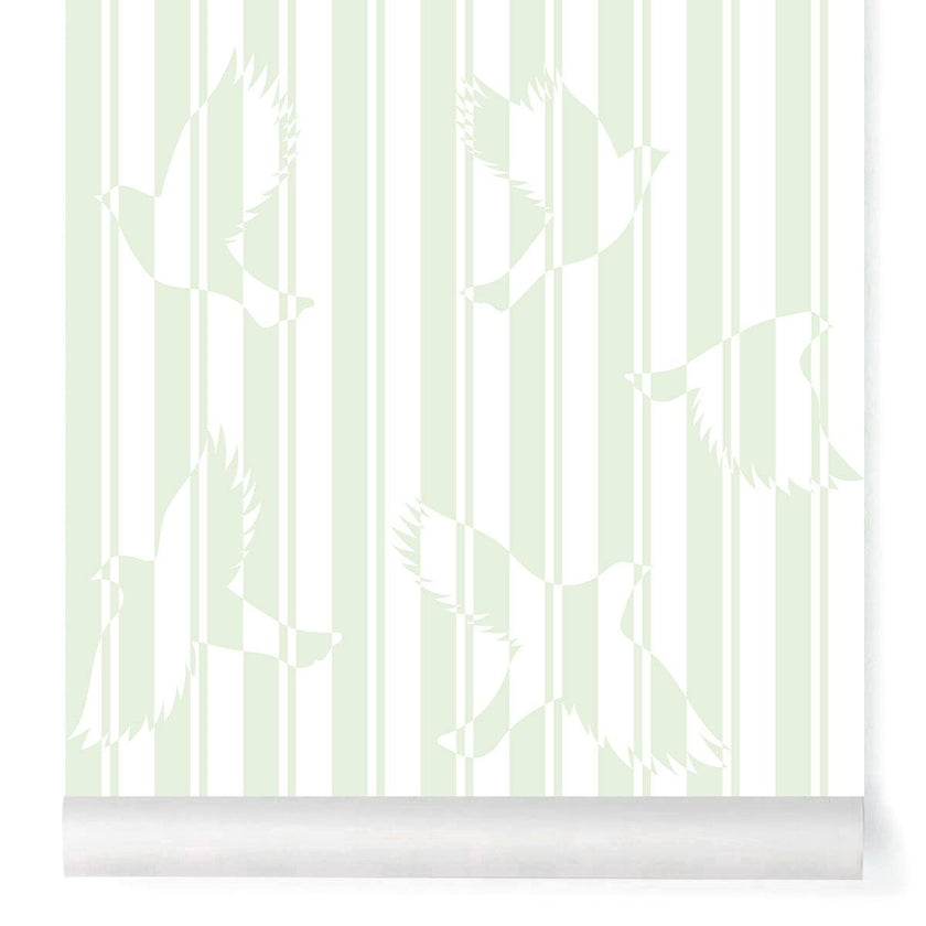 Papier peint POLKA coloris Mint