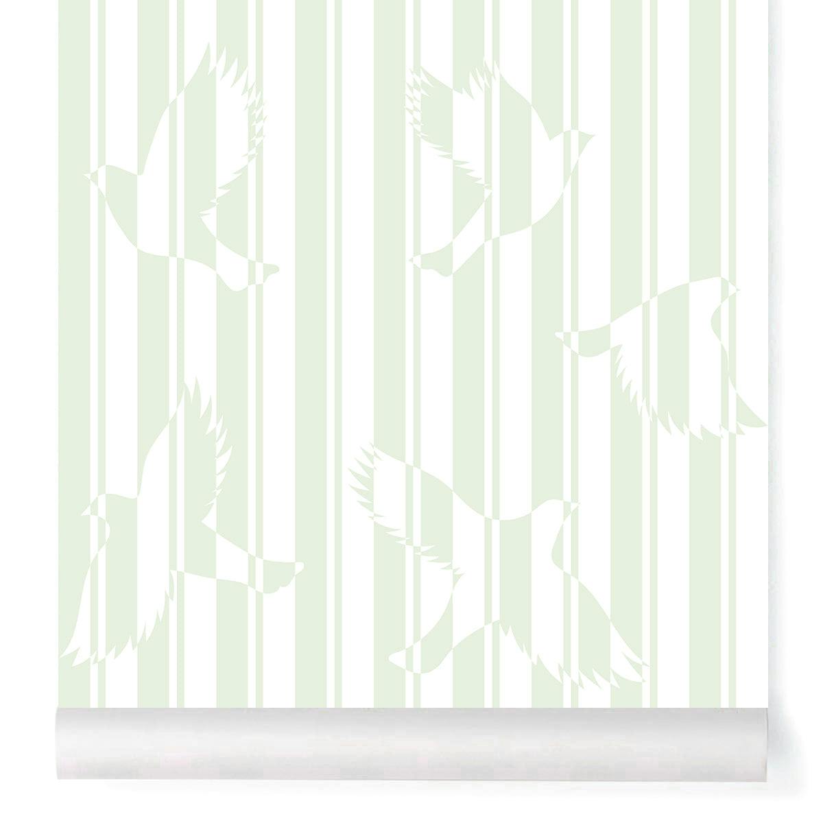 Papier peint POLKA coloris Mint