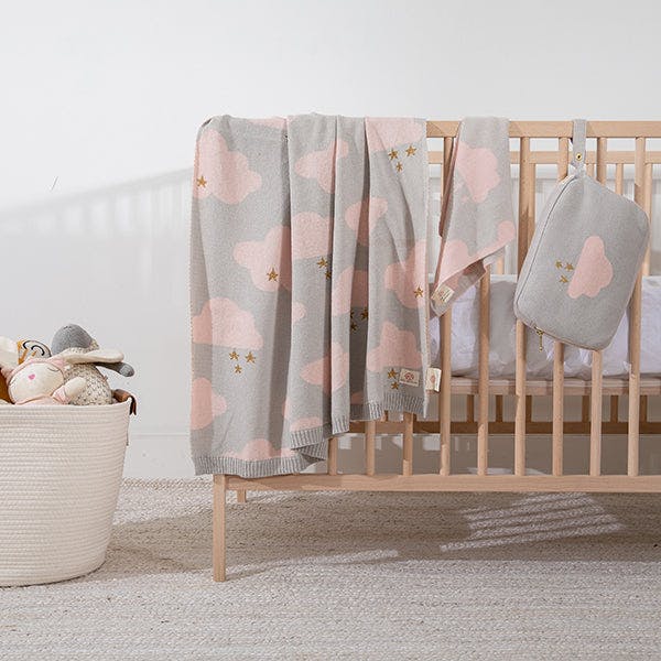 Dreamy Clouds Baby Blanket Set