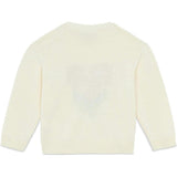 BONTON Misty Tulip Heart Sweater - Ecru