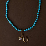 Turquoise Knotted Gemstone Strand
