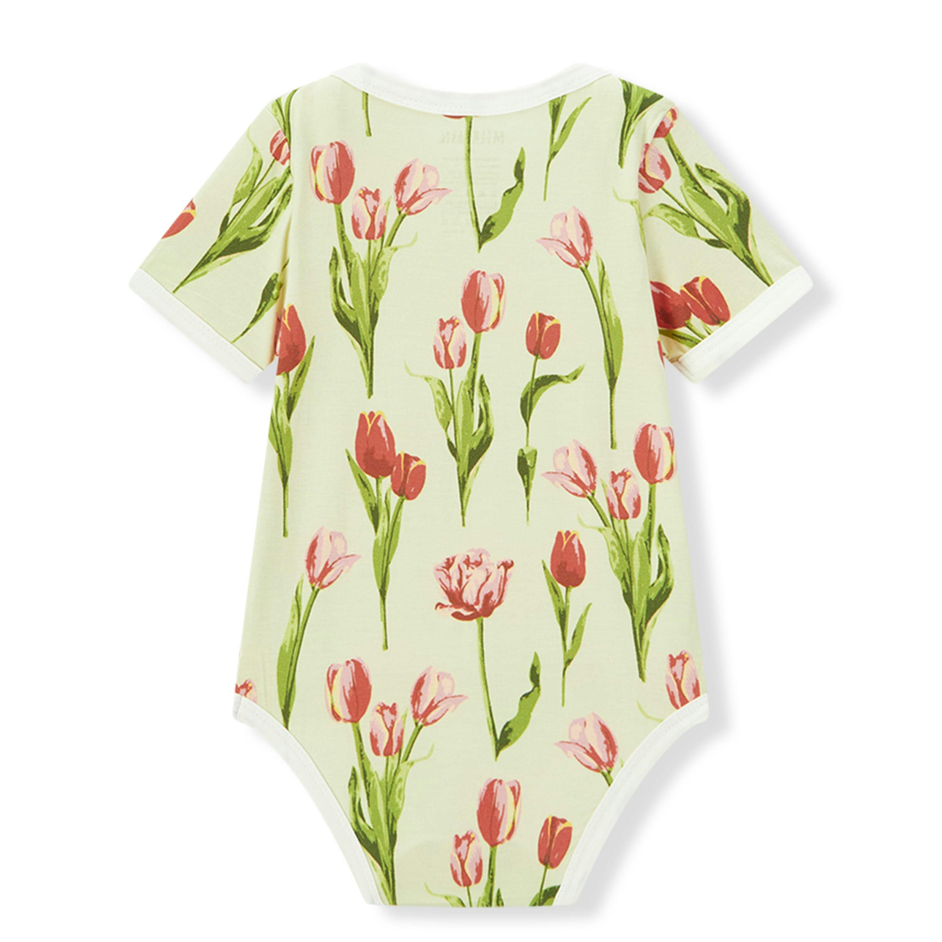 Tulip Luxe Stretch Short Sleeve One Piece