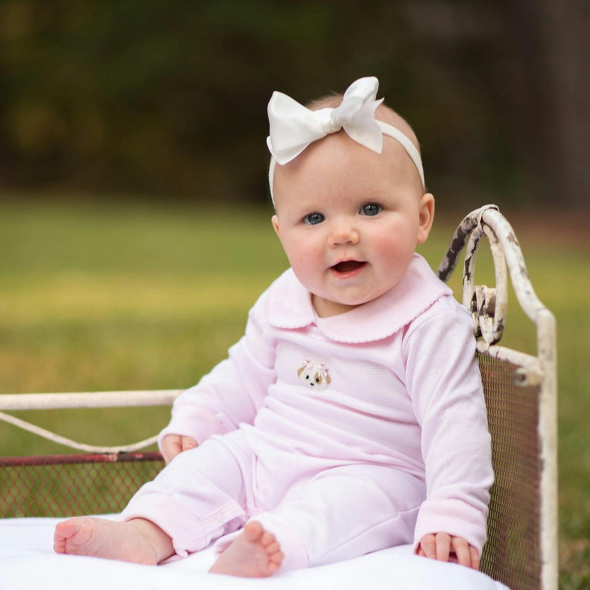 Spotted Girl Pima Playsuit