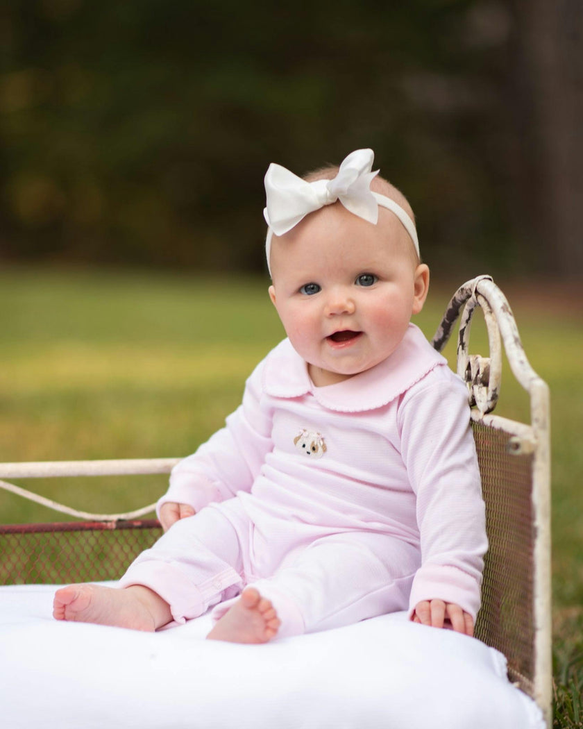 Spotted Girl Pima Playsuit