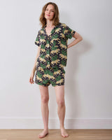 Bagheera - Organic Pima Modal Knit Short PJ Set - Smoke