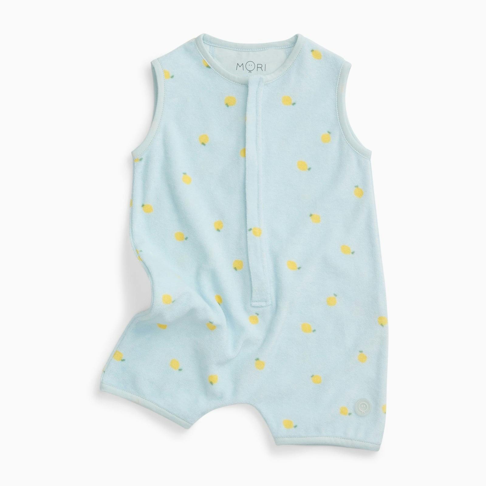 Lemon Terry Towelling Romper
