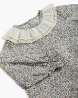 Amelia Blouse Blue Plum Liberty