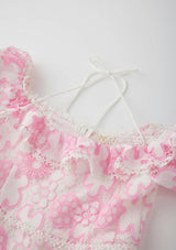 Haley Embroidered Mini Dress