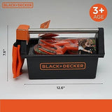 Black and Decker Open Garden Toolbox w/ 8 Piece Garden Tools Set