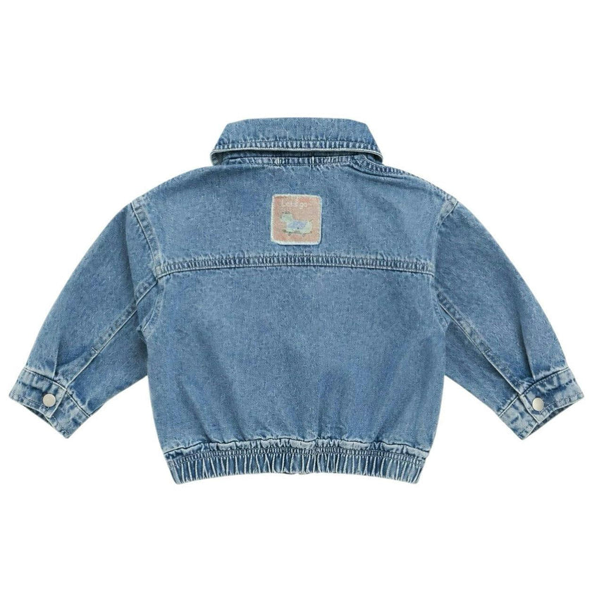 Let’s Go For A Stroll Lightweight Denim Zip Jacket
