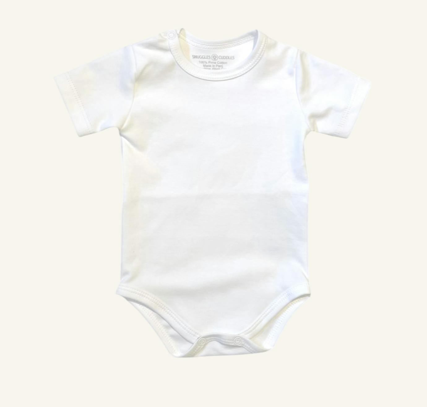 Short Sleeve Bodysuit in Pima Cotton