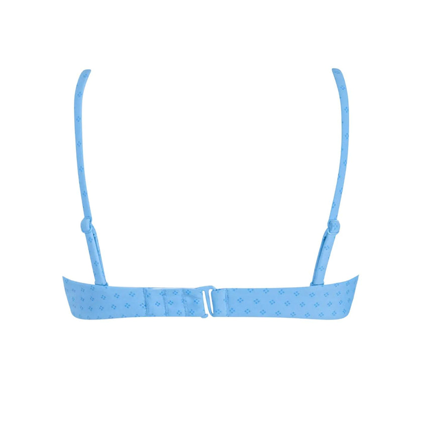 women's le marin dot ruched cup bikini top