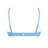 women's le marin dot ruched cup bikini top