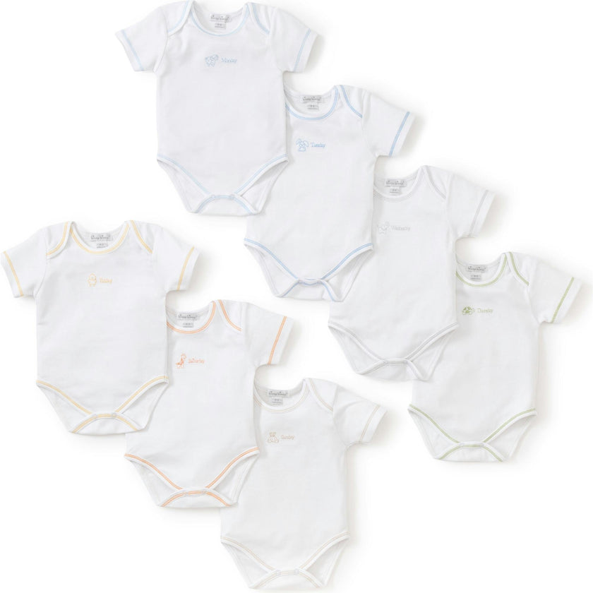 Boys Days of the Week Onesies Set