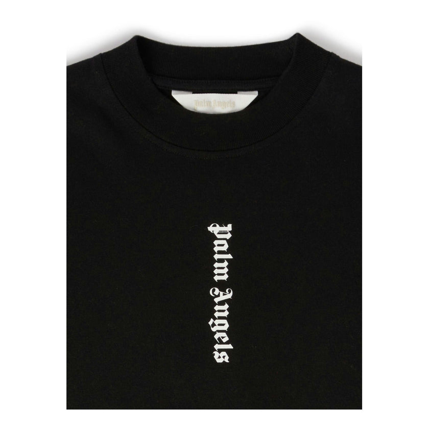 Black Logo Print T-Shirt Dress