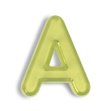 Translucent Uppercase Letters 76 pcs