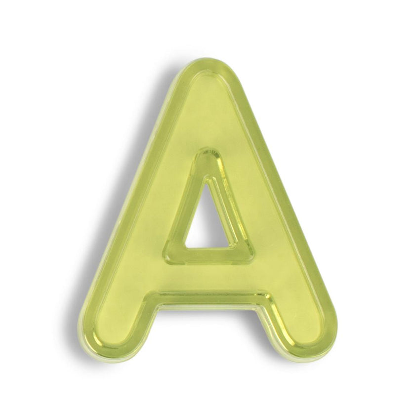 Translucent Uppercase Letters 76 pcs