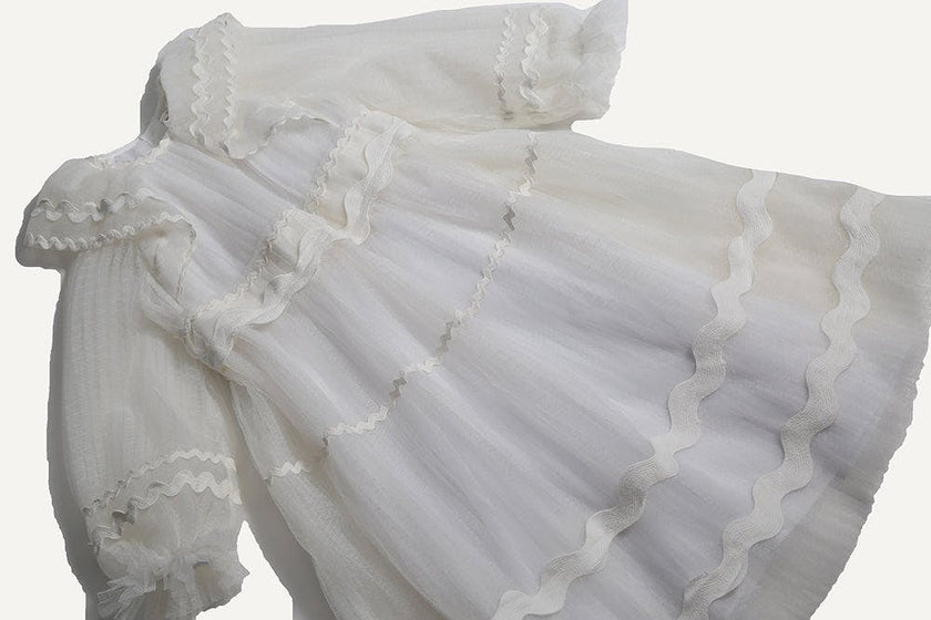 TOULA PLEATED CAPE GOWN