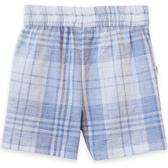 Everyday Drawstring Waist Check Shorts
