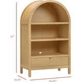Bondi Assembled Bookcase in Honey