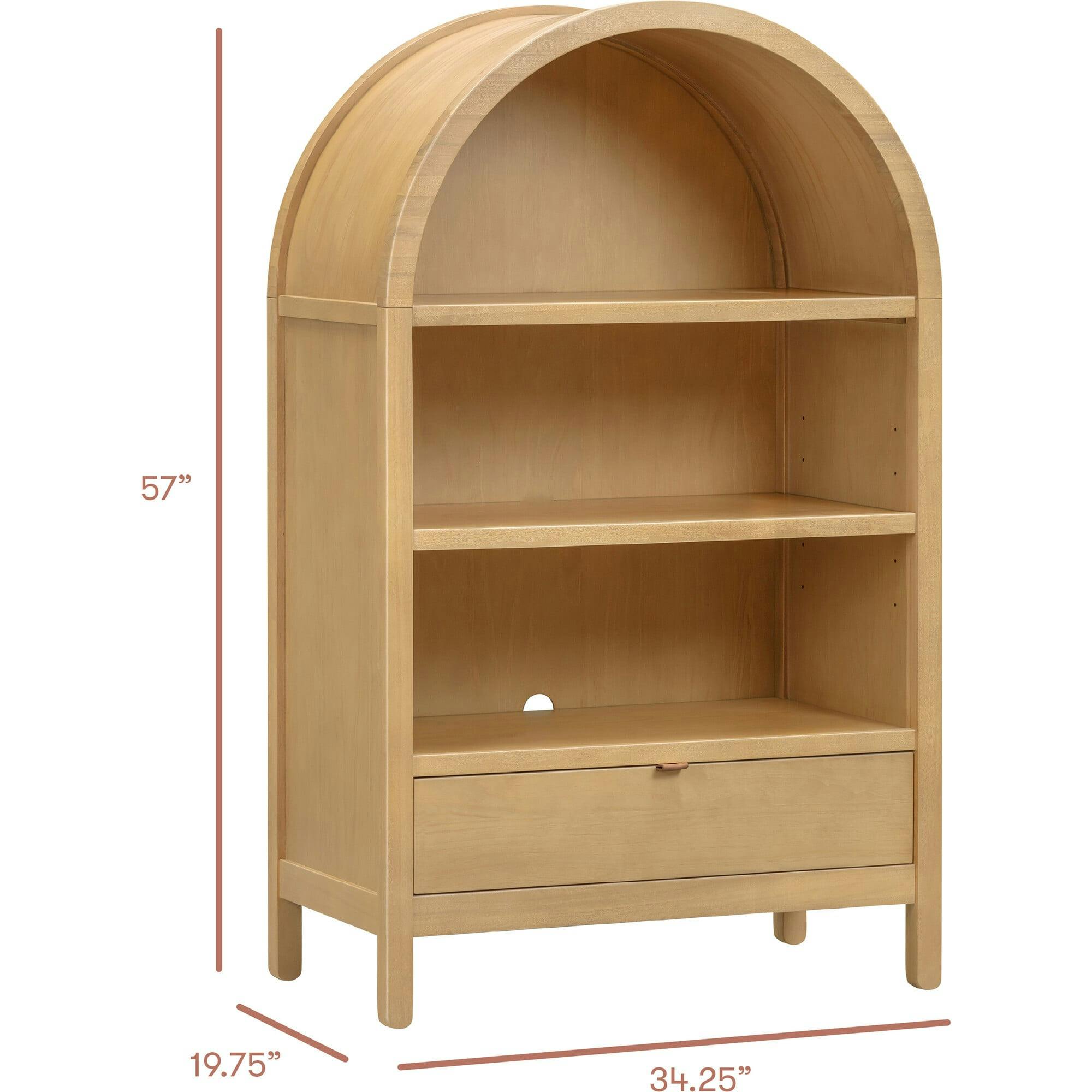 Bondi Assembled Bookcase in Honey