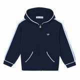 TARTINE ET CHOCOLAT Knit Zip Hoodie - Marine