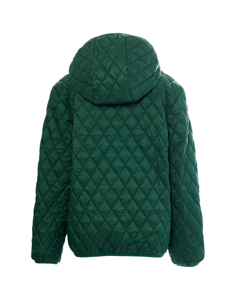 Kids Puffer Jacket in Ivy Green
