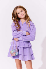 Happy Velour Set Hot Pink