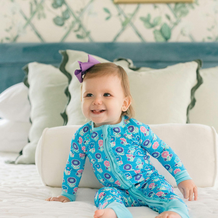 Zoey Bamboo Ruffle Romper