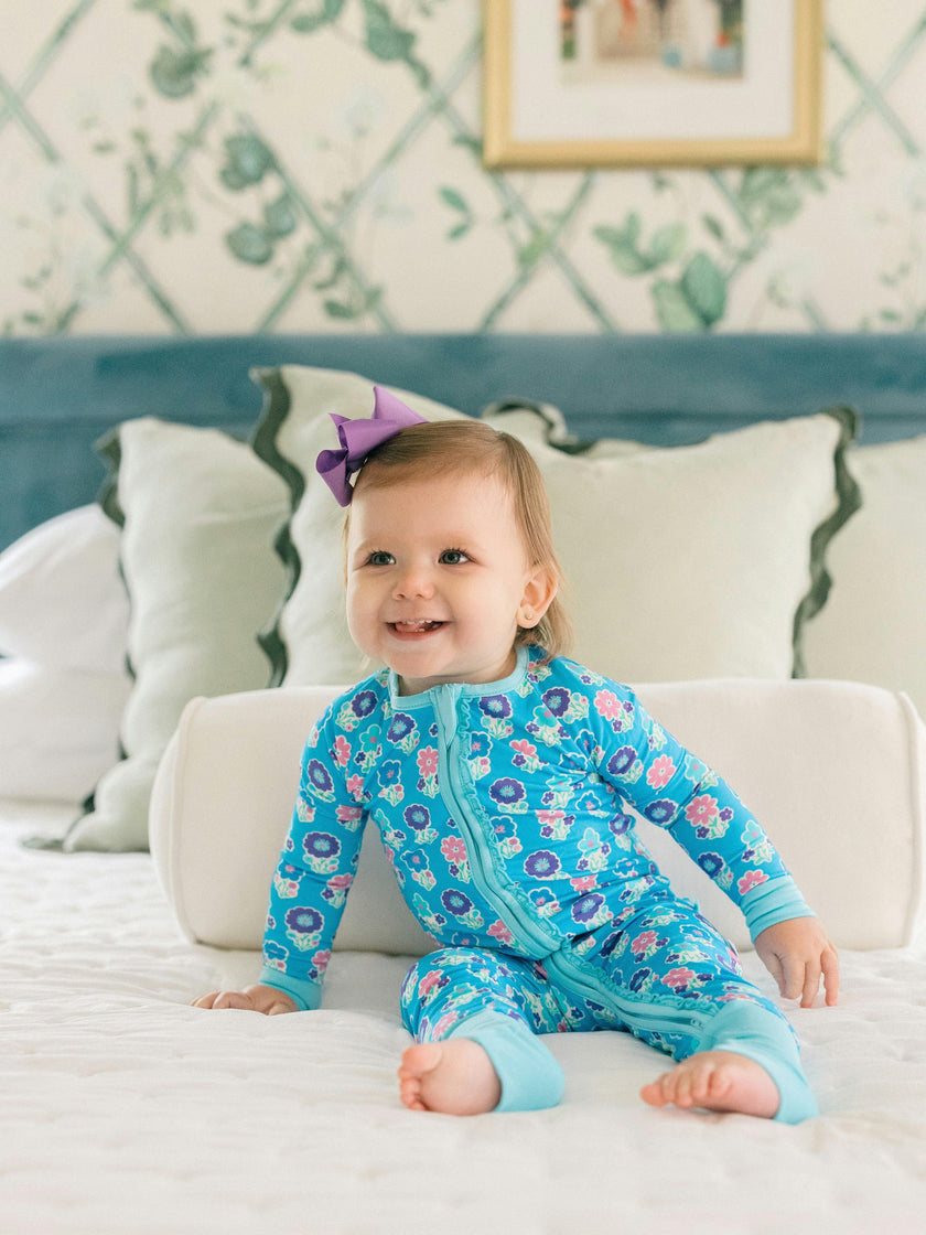 Zoey Bamboo Ruffle Romper