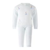 Pima Crochet Sailboat Knit Set
