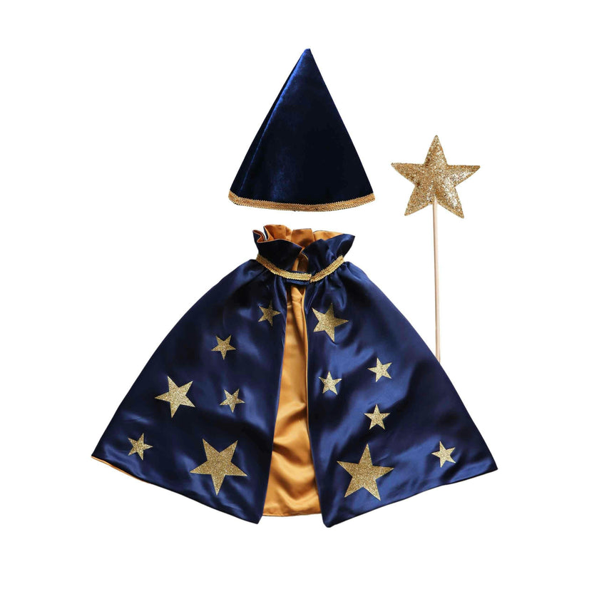 Magical Wizard Cape Set - Navy