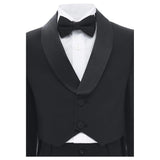 Classic Black Tailcoat Suit