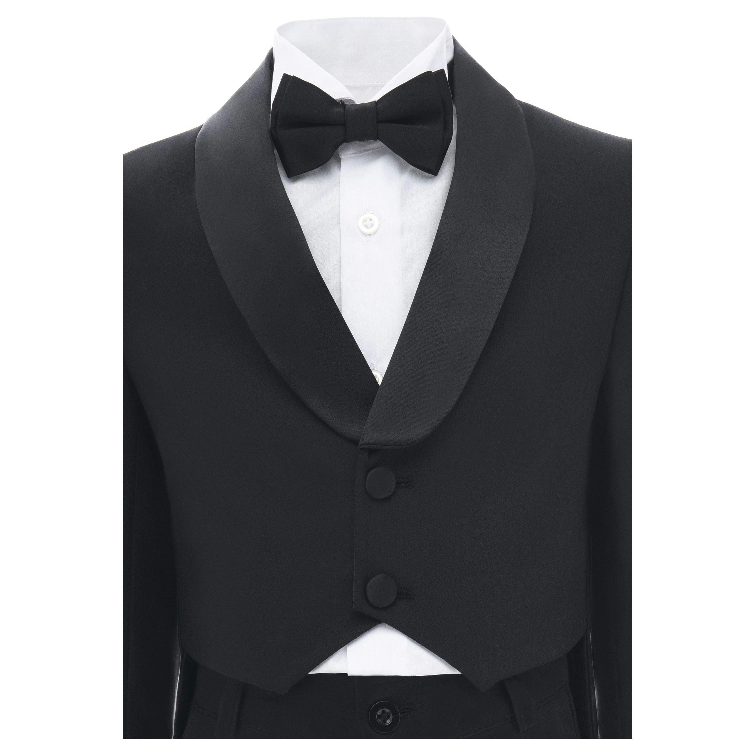Classic Black Tailcoat Suit