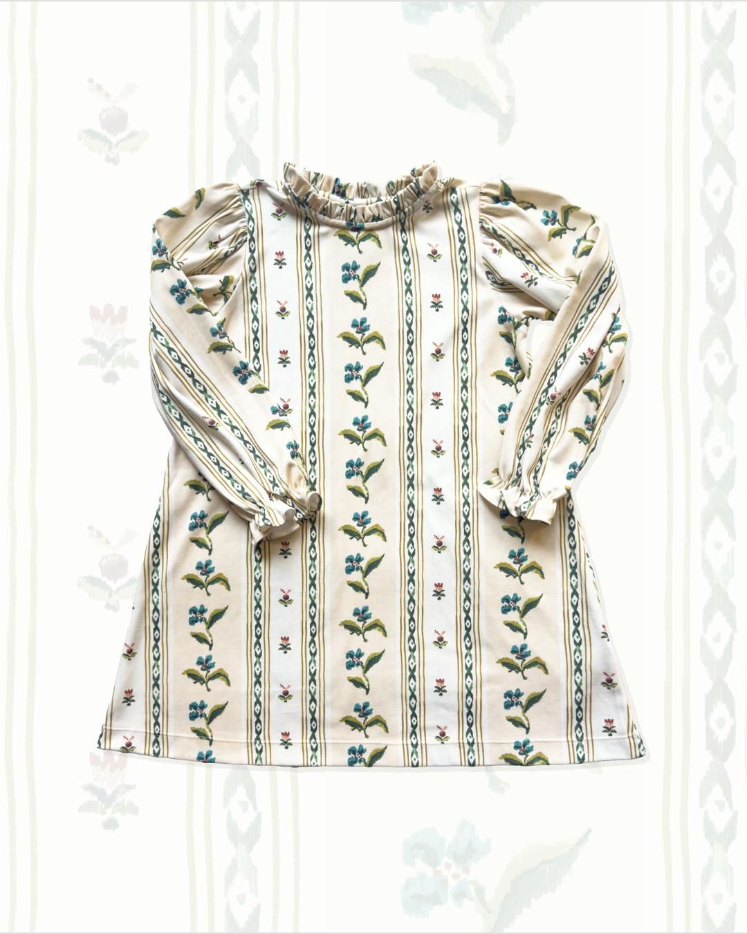Dashwood Dress in French Stripe