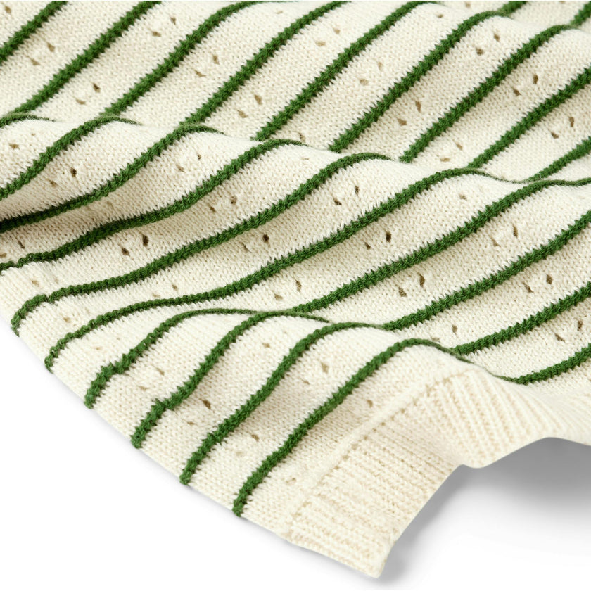 The Striped Matching Baby Set, Green