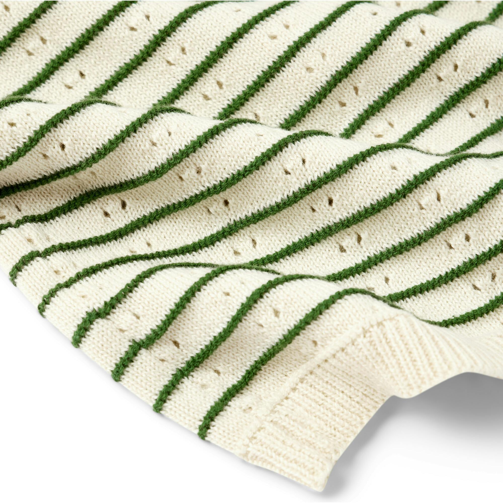 The Striped Matching Baby Set, Green