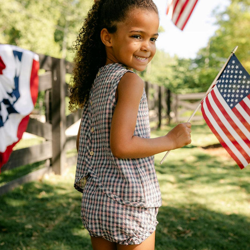 Ellie Set - Americana Plaid