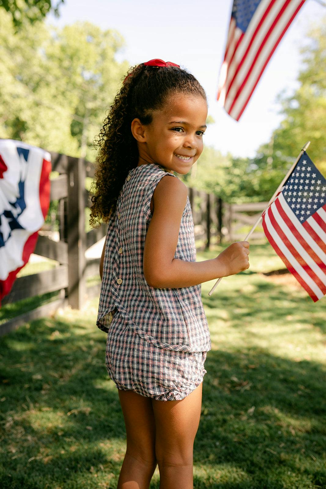 Ellie Set - Americana Plaid