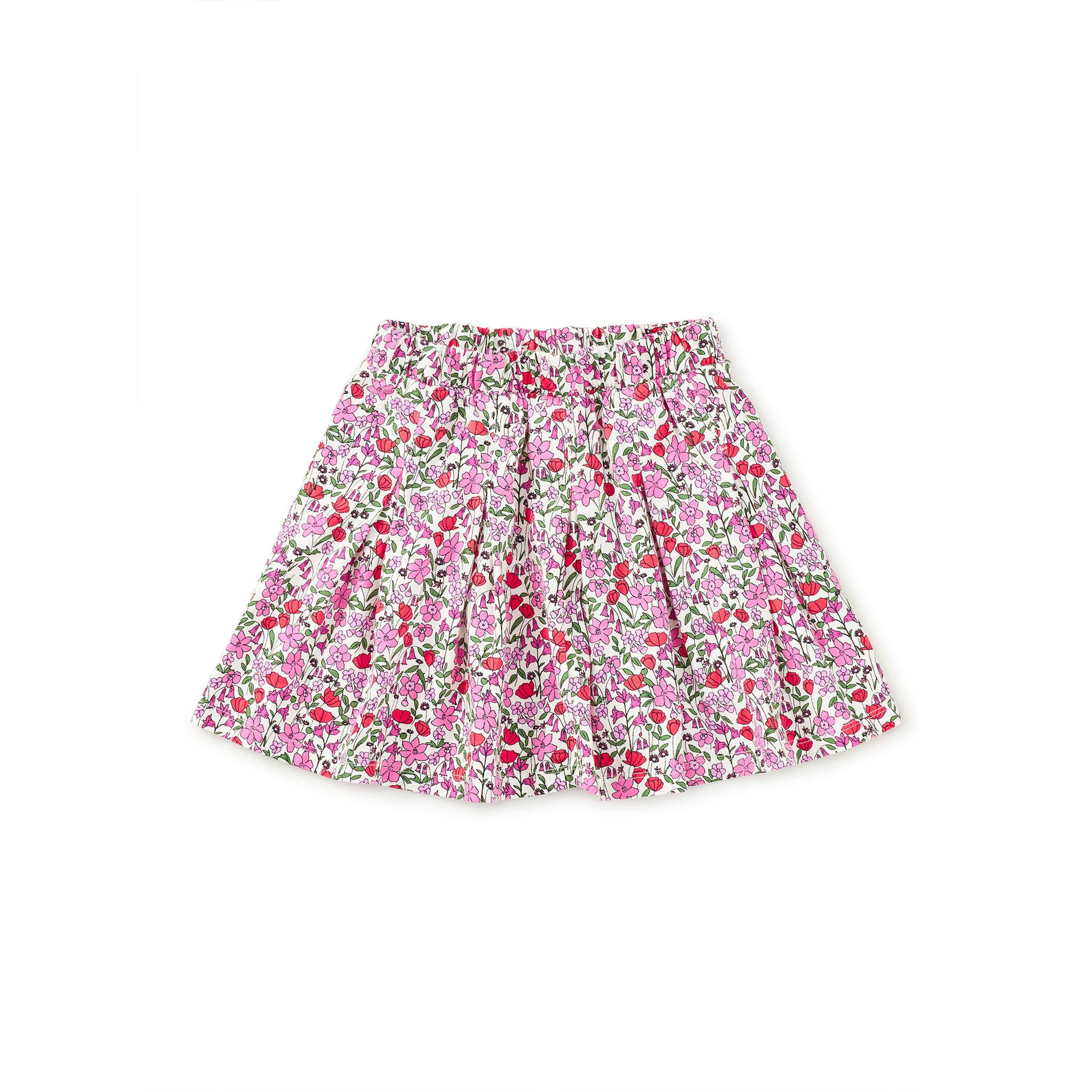 Pleated Jersey Skirt, Somerset Meadow