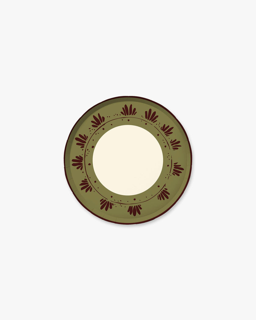 Fleur Hors d'Oeuvres Plate Set - Dirty Martini